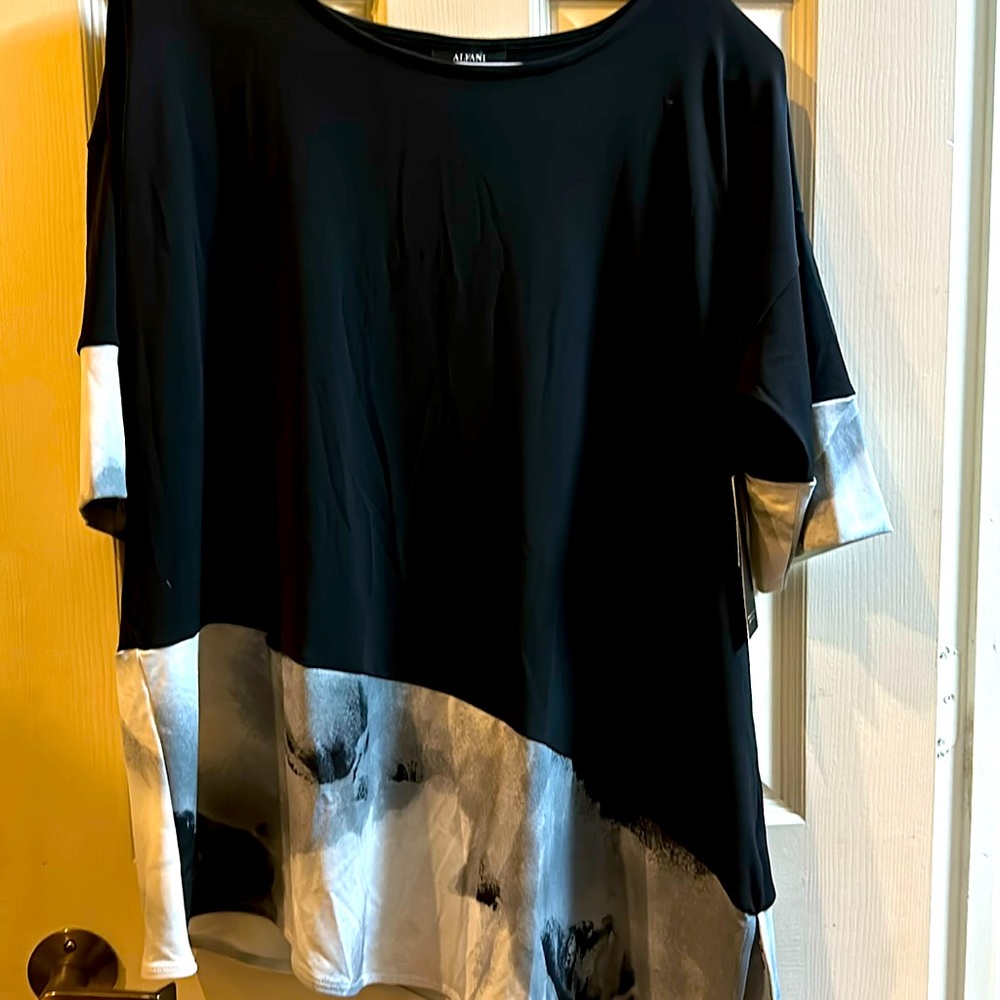 A modern day to evening top.